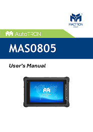 User's Manual MAS1015