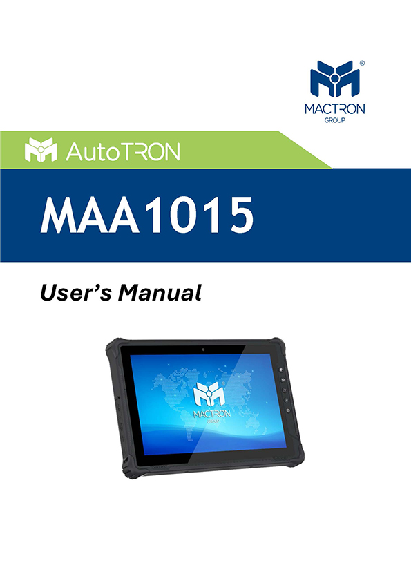 User's Manual MAA1015