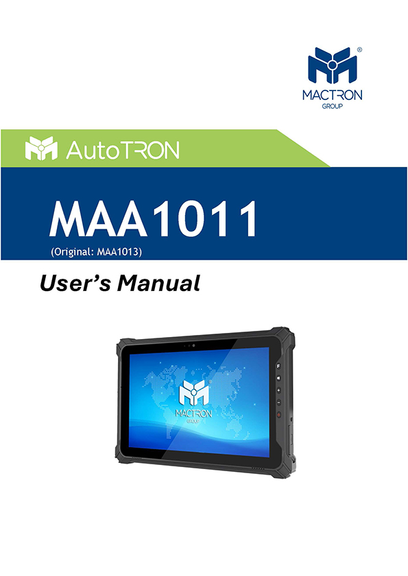 User's Manual MAA1011