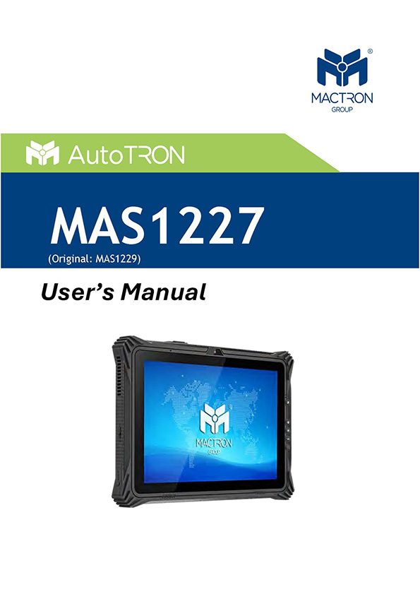 User's Manual MAS1227