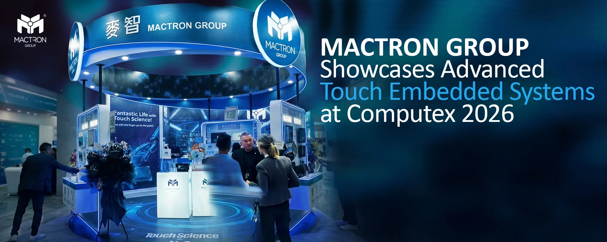 MACTRON GROUP Showcases Advanced Touch Embedded Systems at Computex 2026