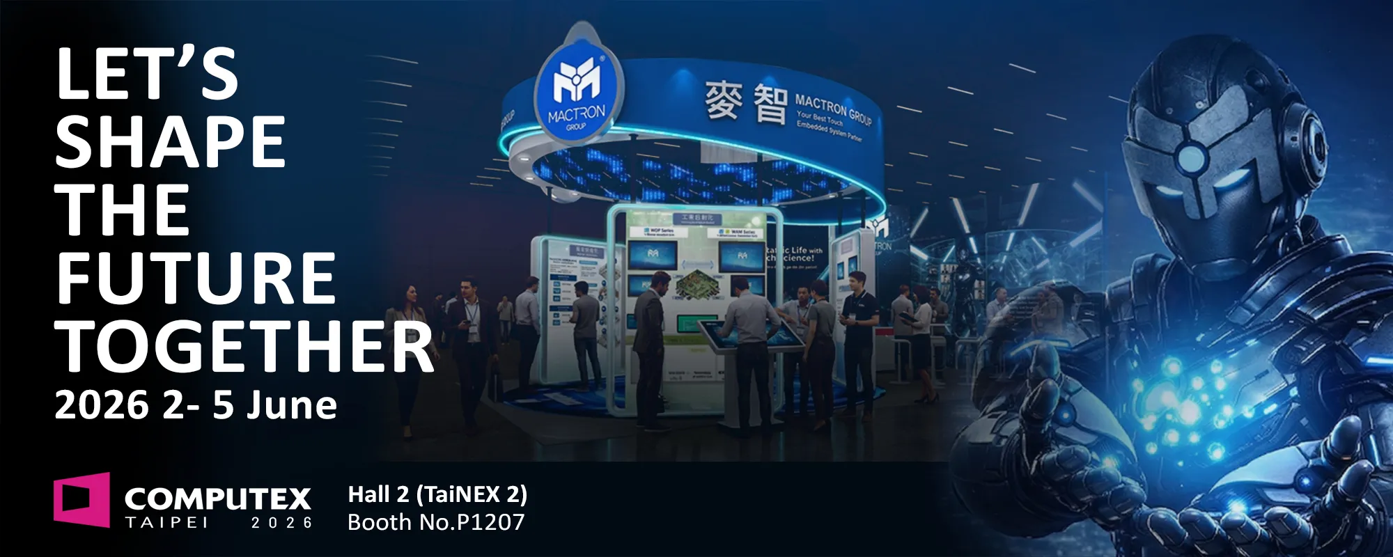 COMPUTEX TAIPEI 2026 LET’S SHAPE THE FUTURE TOGETHER 2026 2-5 June
