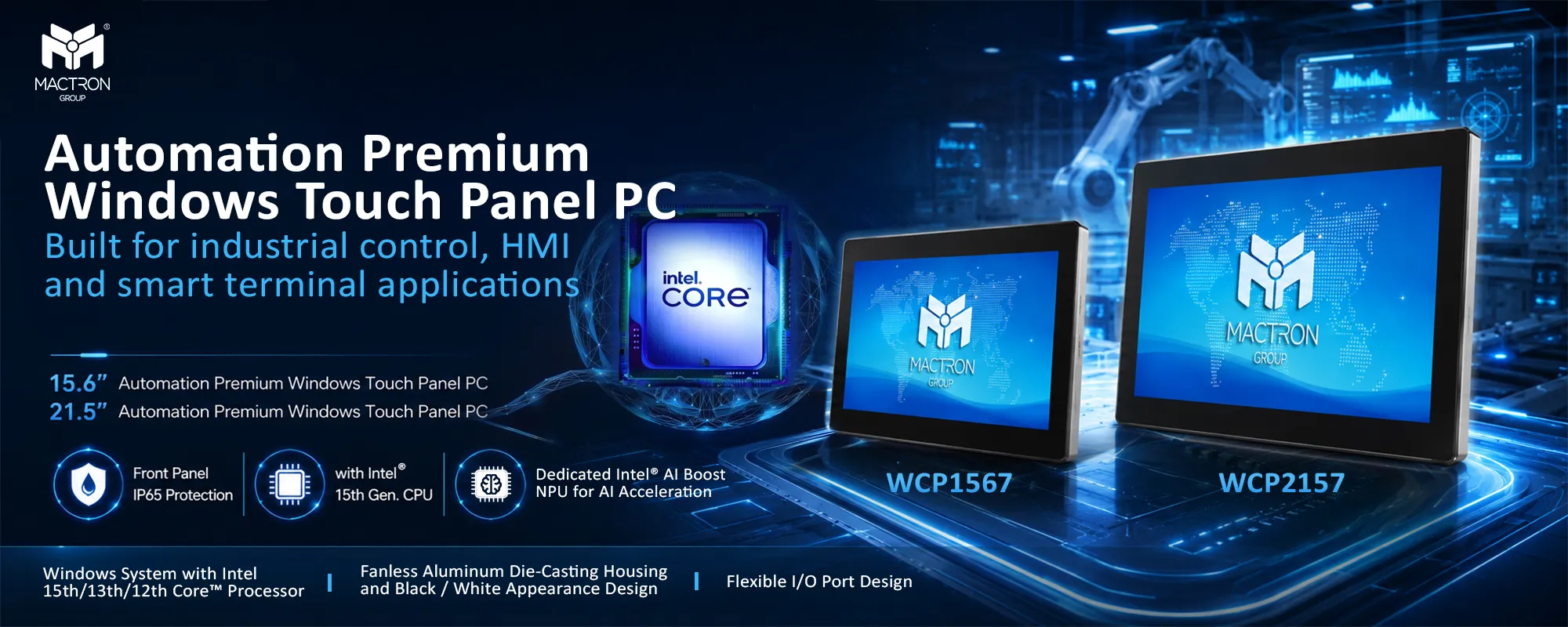 Automation Premium Windows Touch Panel PC